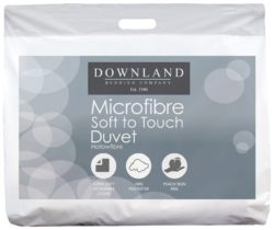 Downland - 1 Tog Microfibre - Duvet - Kingsize